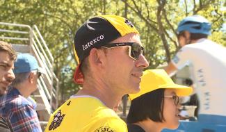 Albi : Jean Francois Lenvain sur la route du Tour