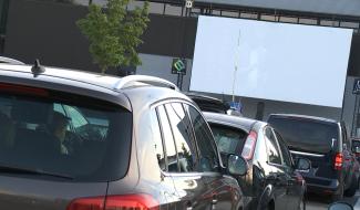 La Louvière : première soirée drive-in