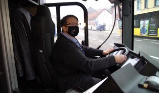 Série Métier : conductrice – receveuse en temps de COVID 19