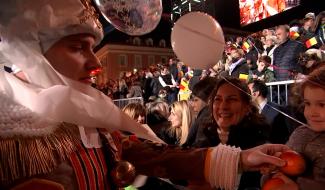 Nice : les Gilles louviérois à l'honneur du Carnaval