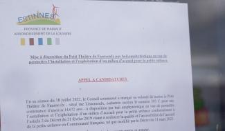 Fauroeulx: projet de crèche dans le Petit Théâtre