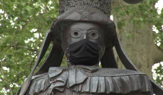 Binche: distribution de masques à la population