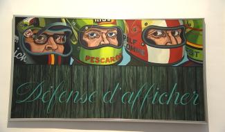 La Louvière : Daniel Pelletti, peinture à vif