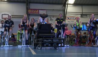 Ressaix: marathon de spinning pour les Mec's