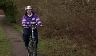 Ecaussinnes : dans la roue d'une gardienne de la paix