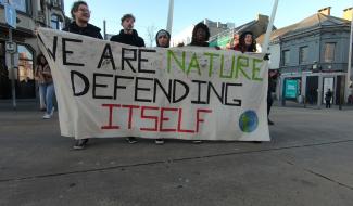 La Louvière: marche pour le climat