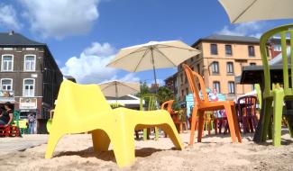 La Louvière : tous à la plage