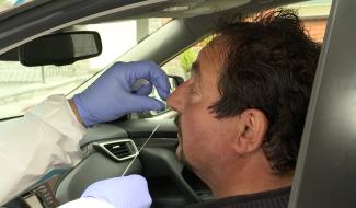 Binche : un drive-in pour les tests Covid