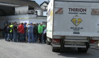 Ressaix: reprise du travail chez Thirion