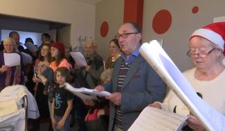 La Louvière : une chorale de Noël à l'hôpital