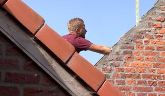 Seneffe : un chantier sous la chaleur