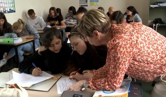 Binche : Rita et Danial, de l'Ukraine au Collège de Binche