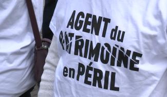 Seneffe : les agents du Patrimoine manifestent