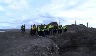 La Louvière : des étudiants s'intéressent aux friches fluviales
