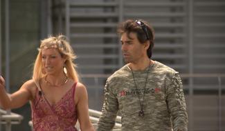 Ronquières : un apéro sur le site du plan incliné 