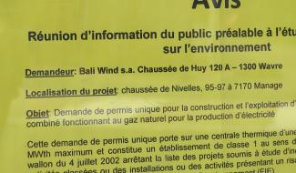 Manage : demande de permis pour une centrale thermique 