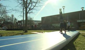 Gymnastique : le Gym Club Soignies s'entraîne en extérieur