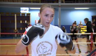 Erika Van Wymeersch, vice-championne du monde de boxe thaï