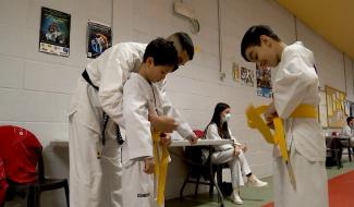 Taekwondo : passage de grades au Korea Club Houdeng