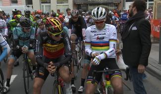 Le Champion du Monde au départ de l'Eurométropole Tour