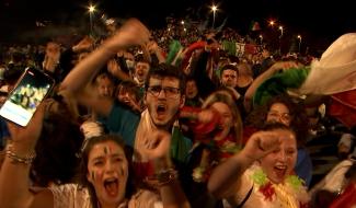 La Louvière : ambiance pour la finale de l'Euro 2020