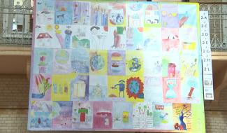 Morlanwelz: Une fresque pour l'environnement à l'Athénée Provincial