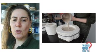 Art : dans l'atelier de Keramis avec Olivia Mortier