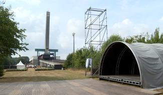 Ronquières : la plaine du festival s'active