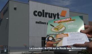 La Louvière : le PTB sur la Route des Millionnaires