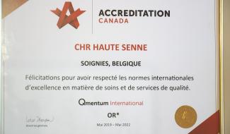 Le centre hospitalier sonégien Haute Senne décroche l'or 