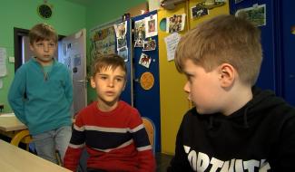 Trois écoliers ukrainiens dans l'entité de Seneffe