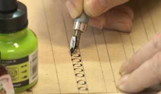 Lorsqu'on se passionne pour les pleins et les déliés on s'adonne à la calligraphie