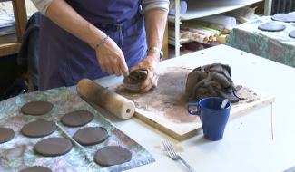 La céramique en atelier pour un dimanche bien occupé 
