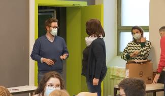 A Morlanwelz, l'athénée mène un projet Erasmus avec son  nouveau préfet