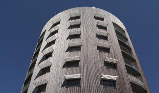 Trombes d'eau dans la tour passive de la cité Jardin à Saint Vaast