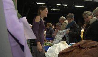 Tissus, laines, cotons ou boutons  les puces de la couturière se tenaient au Roeulx ce samedi