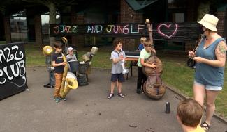 A Saint-Vaast on initie les enfants au jazz en mode jungle