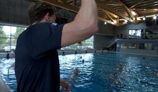 Water-polo : Steven Vitrant entraîne les jeunes de l'ENL