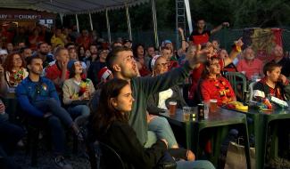 Euro 2020 : joie et déception des supporters après Belgique - Italie