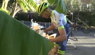 Sous les palmiers mais pour s'entraîner