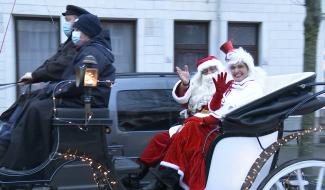 Soignies : le Père Noël était en ville
