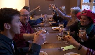 Binche : huîtres et saumon au petit-déj