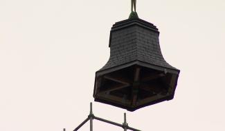 Le Roeulx : le retour du clocheton 