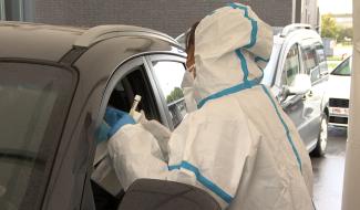 La Louvière : le centre de dépistage Covid au Louvexpo 