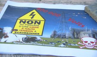 Ecaussinnes : mobilisation contre la ligne haute tension 