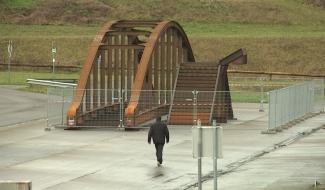 Strépy-Bracquegnies : la passerelle bientôt remise à neuf est de retour 