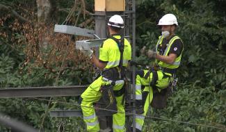 La Louvière : reprise du trafic ferroviaire lundi à l'aube à La Louvière-Sud