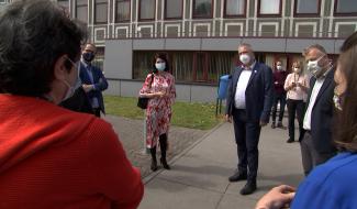 Braine-le-Comte : le covid au centre d'une visite ministérielle