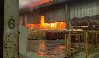 NLMK : incendie impressionnant mais sans gravité 