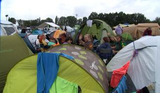 Ronquières Festival : les joies du camping... avant le déluge